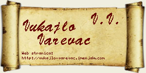 Vukajlo Varevac vizit kartica